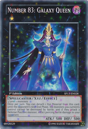Number 83: Galaxy Queen [SP13-EN028] Starfoil Rare | Jomio and Rueliete's Cards and Comics
