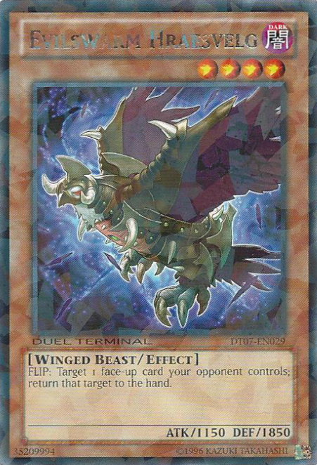 Evilswarm Hraesvelg [DT07-EN029] Rare | Jomio and Rueliete's Cards and Comics