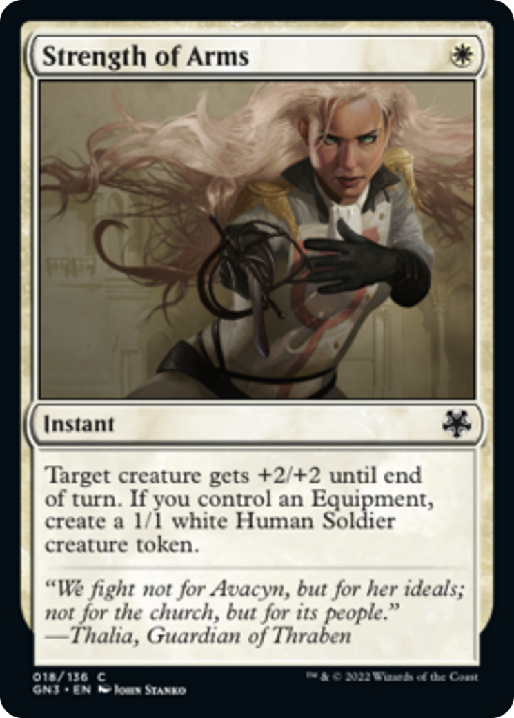 Strength of Arms [Game Night: Free-for-All] | Jomio and Rueliete's Cards and Comics