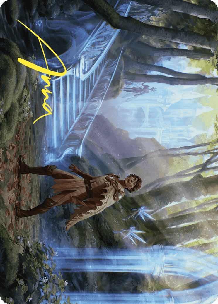 Into the Fae Court Art Card (Gold-Stamped Signature) [Wilds of Eldraine Art Series] | Jomio and Rueliete's Cards and Comics