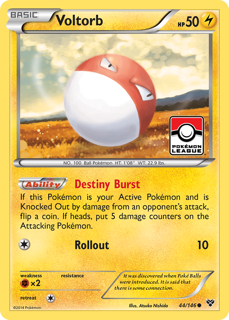Voltorb (44/146) [XY: Base Set] | Jomio and Rueliete's Cards and Comics