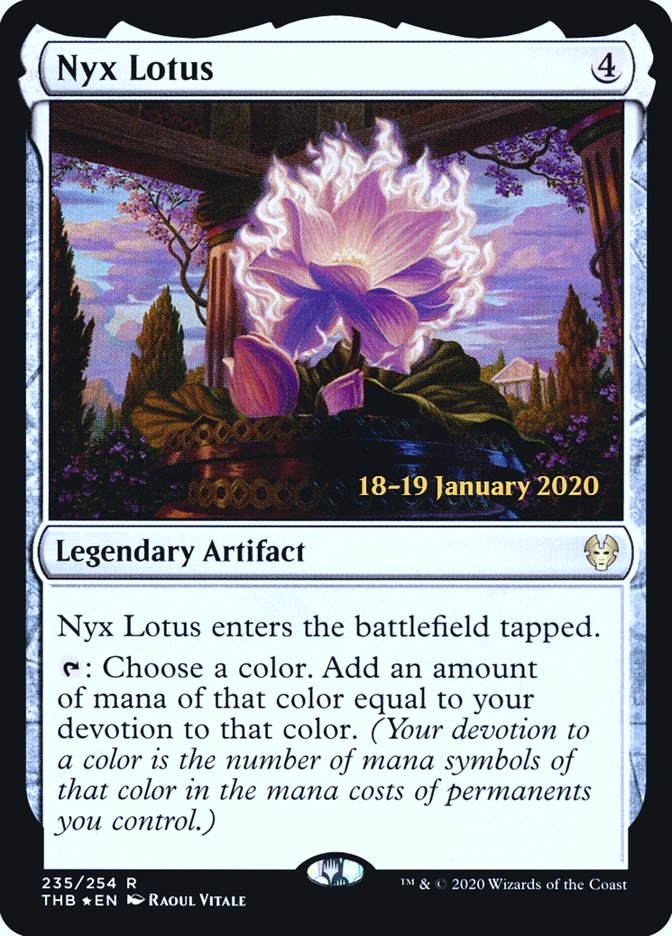 Nyx Lotus [Theros Beyond Death Prerelease Promos] | Jomio and Rueliete's Cards and Comics
