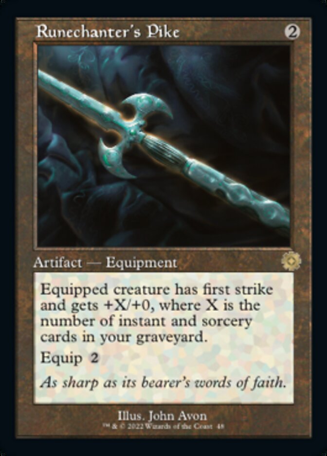 Runechanter's Pike (Retro) [The Brothers' War Retro Artifacts] | Jomio and Rueliete's Cards and Comics