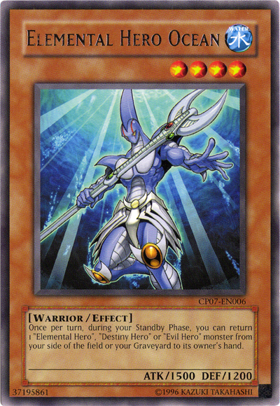 Elemental Hero Ocean [CP07-EN006] Rare | Jomio and Rueliete's Cards and Comics