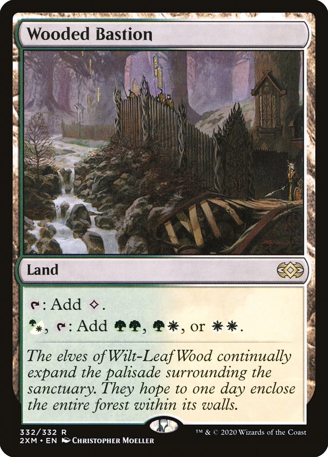 Wooded Bastion [Double Masters] | Jomio and Rueliete's Cards and Comics