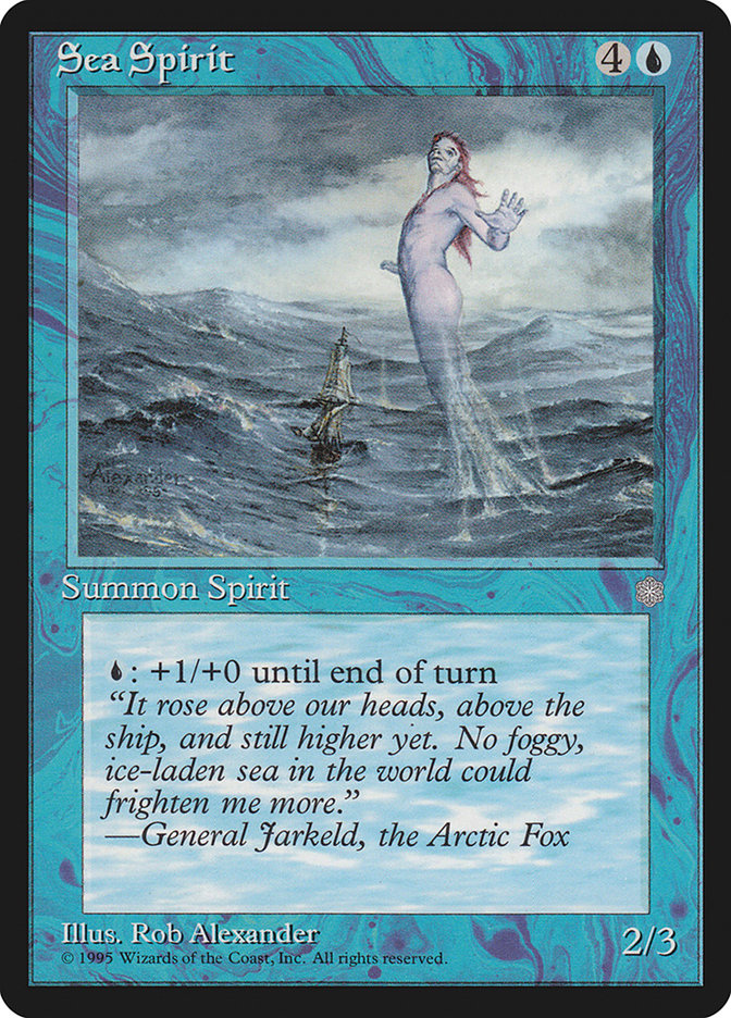 Sea Spirit [Ice Age] | Jomio and Rueliete's Cards and Comics