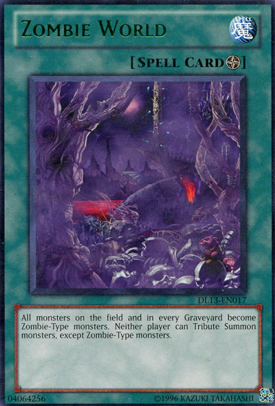 Zombie World (Green) [DL13-EN017] Rare | Jomio and Rueliete's Cards and Comics