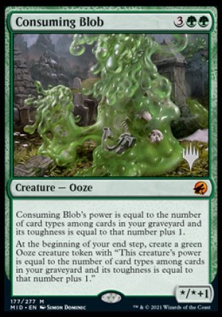 Consuming Blob (Promo Pack) [Innistrad: Midnight Hunt Promos] | Jomio and Rueliete's Cards and Comics