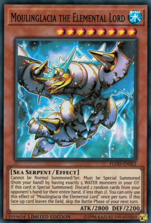 Moulinglacia the Elemental Lord [FLOD-ENSE2] Super Rare | Jomio and Rueliete's Cards and Comics