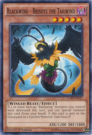 Blackwing - Brisote the Tailwind [LC5D-EN127] Common | Jomio and Rueliete's Cards and Comics