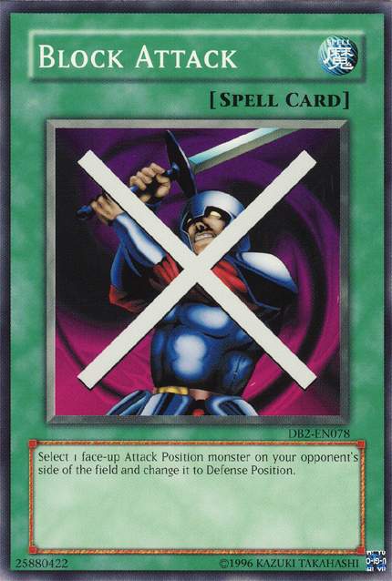 Block Attack [DB2-EN078] Common | Jomio and Rueliete's Cards and Comics