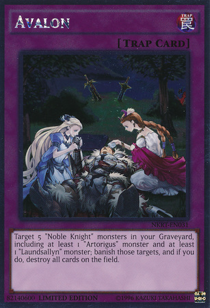 Avalon [NKRT-EN031] Platinum Rare | Jomio and Rueliete's Cards and Comics