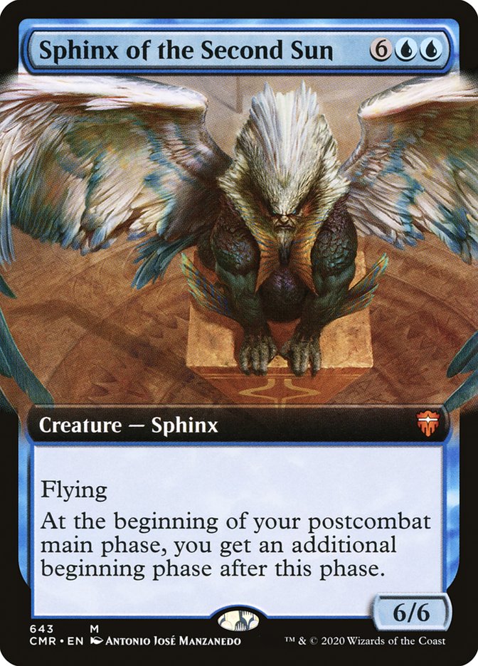 Sphinx of the Second Sun (Extended Art) [Commander Legends] | Jomio and Rueliete's Cards and Comics