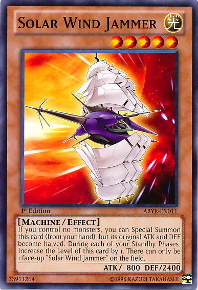 Solar Wind Jammer [ABYR-EN011] Common | Jomio and Rueliete's Cards and Comics