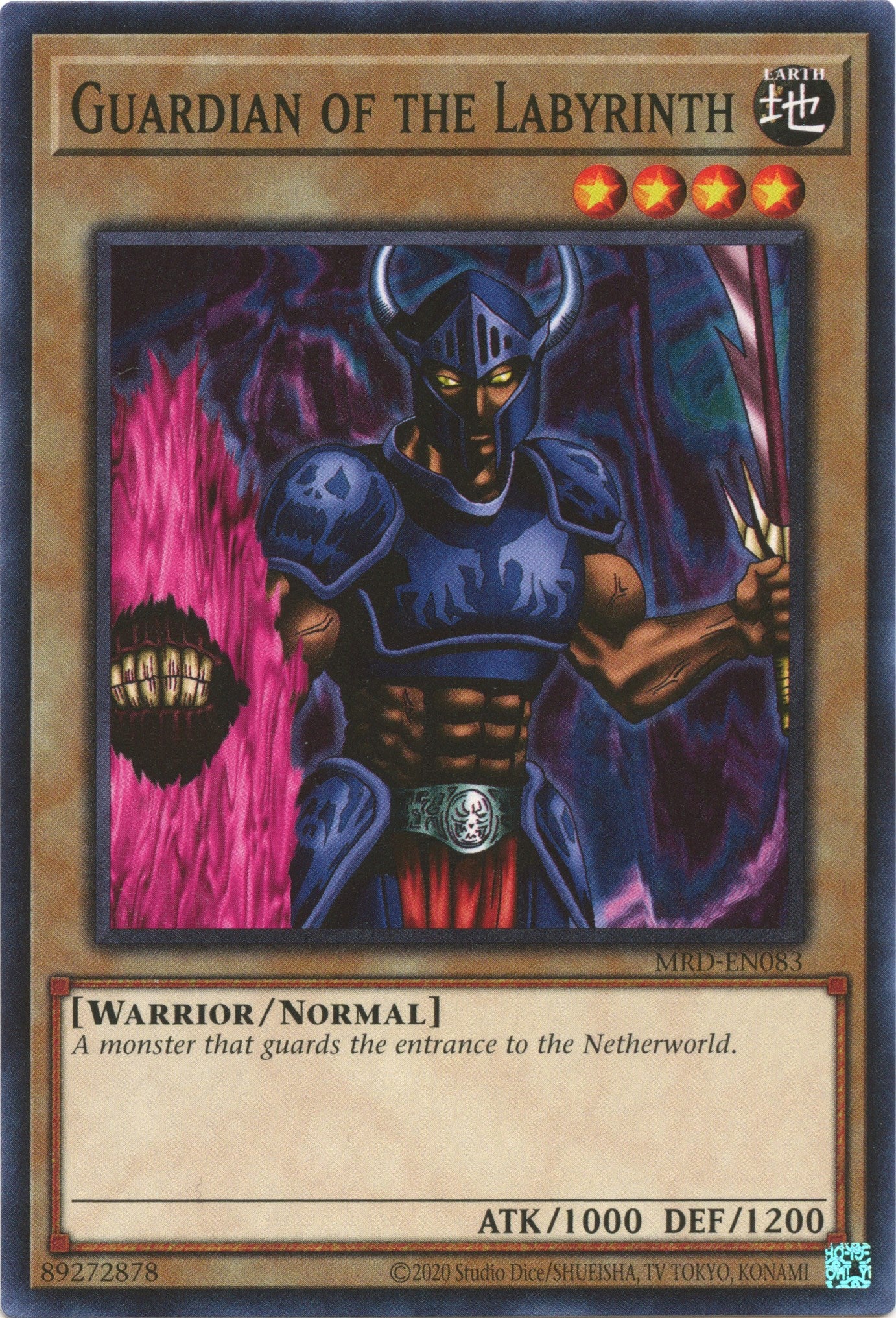 Guardian of the Labyrinth (25th Anniversary) [MRD-EN083] Common | Jomio and Rueliete's Cards and Comics