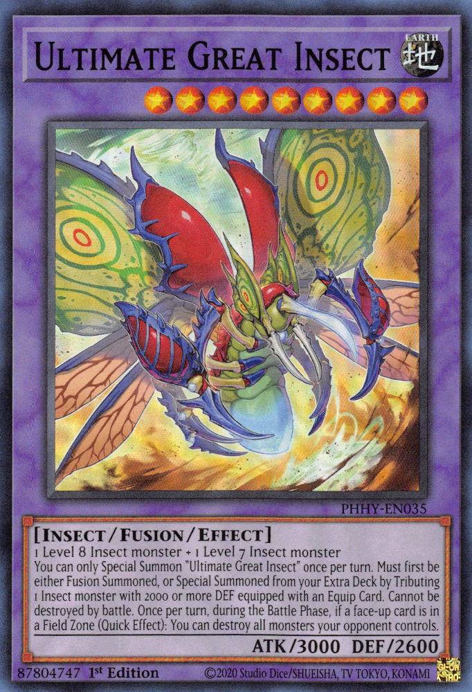 Ultimate Great Insect [PHHY-EN035] Super Rare | Jomio and Rueliete's Cards and Comics