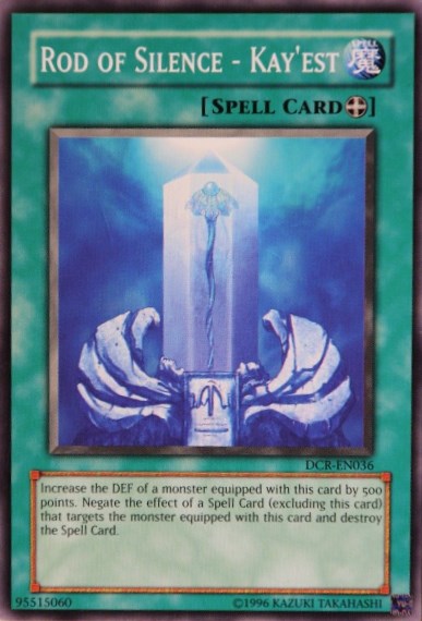 Rod of Silence - Kay'est [DCR-EN036] Common | Jomio and Rueliete's Cards and Comics