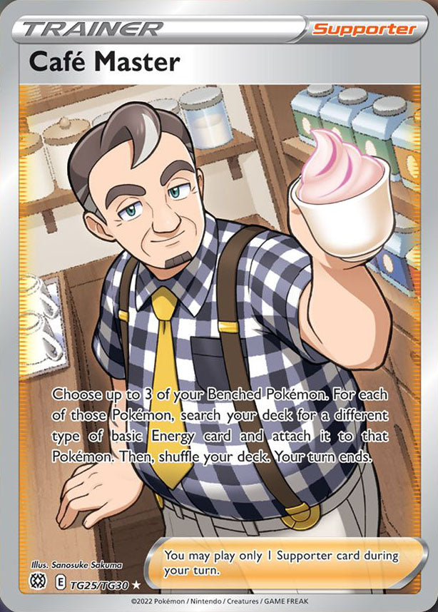 Cafe Master (TG25/TG30) [Sword & Shield: Brilliant Stars] | Jomio and Rueliete's Cards and Comics