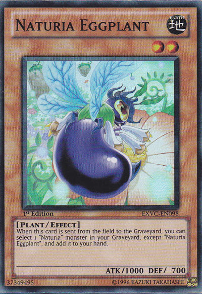Naturia Eggplant [EXVC-EN098] Super Rare | Jomio and Rueliete's Cards and Comics