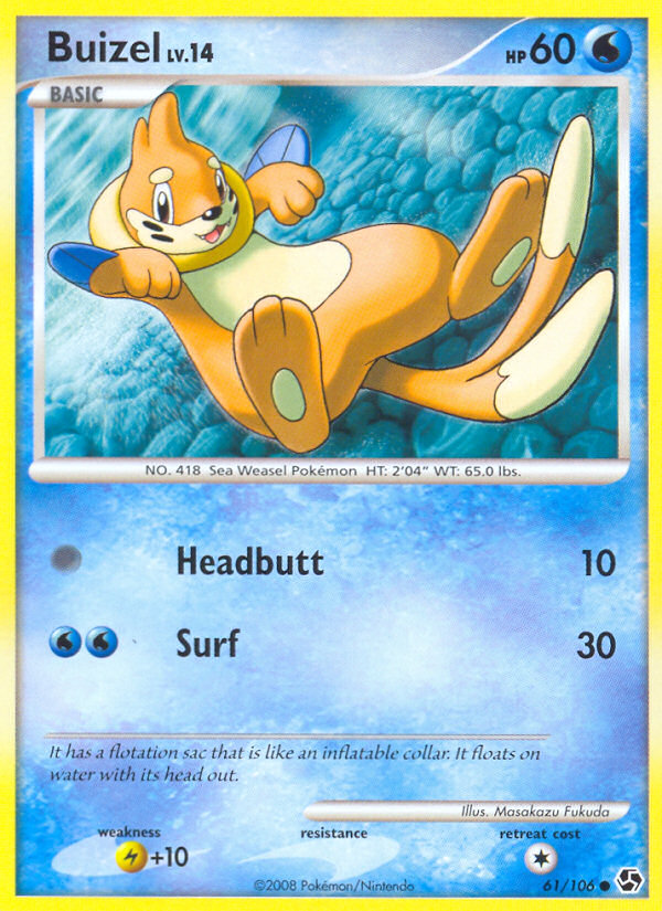 Buizel (61/106) [Diamond & Pearl: Great Encounters] | Jomio and Rueliete's Cards and Comics
