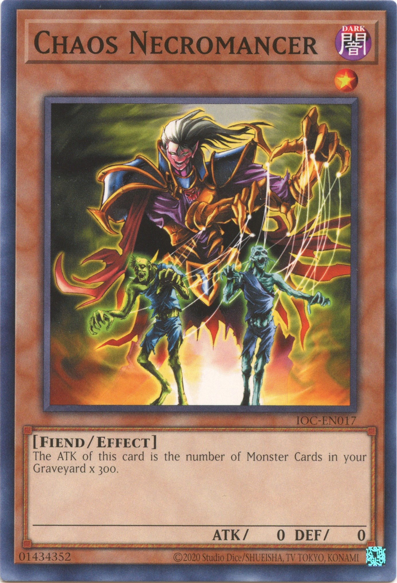 Chaos Necromancer (25th Anniversary) [IOC-EN017] Common | Jomio and Rueliete's Cards and Comics