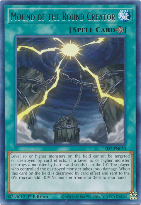 Mound of the Bound Creator [LED7-EN053] Rare | Jomio and Rueliete's Cards and Comics