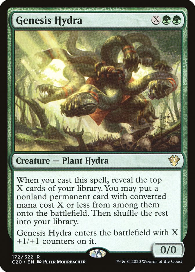 Genesis Hydra [Commander 2020] | Jomio and Rueliete's Cards and Comics