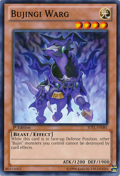 Bujingi Warg [JOTL-EN081] Common | Jomio and Rueliete's Cards and Comics