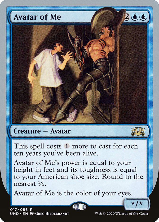 Avatar of Me [Unsanctioned] | Jomio and Rueliete's Cards and Comics