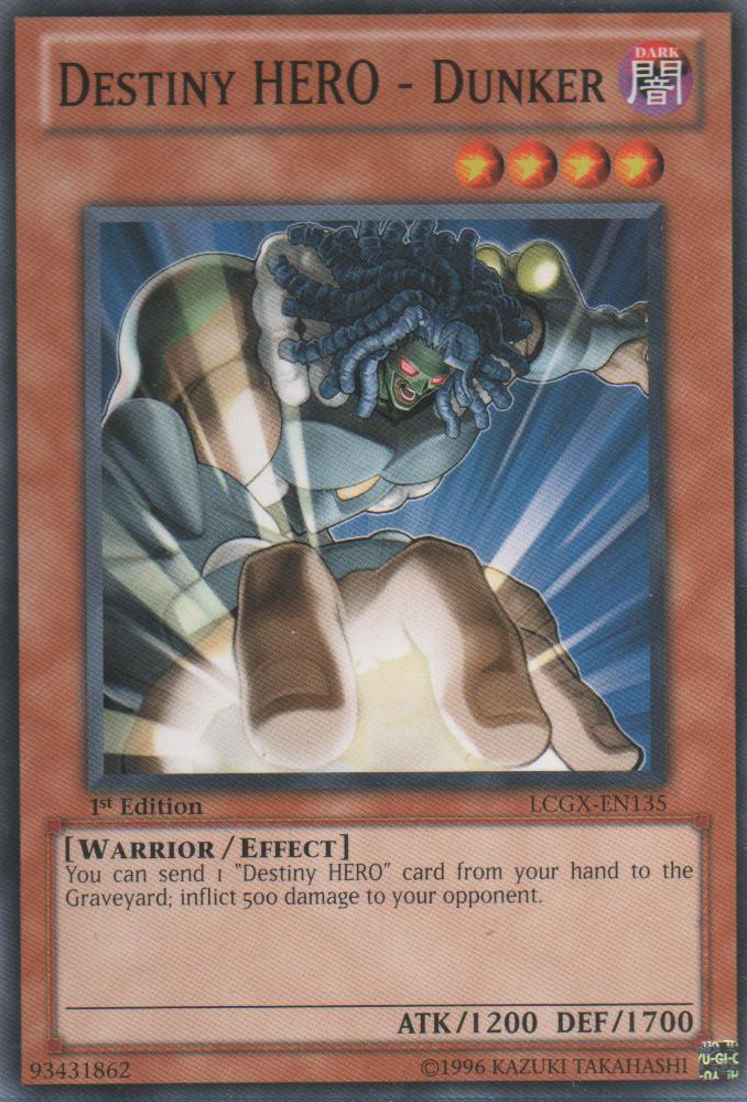 Destiny HERO - Dunker [LCGX-EN135] Common | Jomio and Rueliete's Cards and Comics