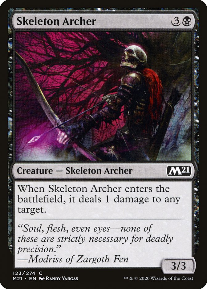 Skeleton Archer [Core Set 2021] | Jomio and Rueliete's Cards and Comics