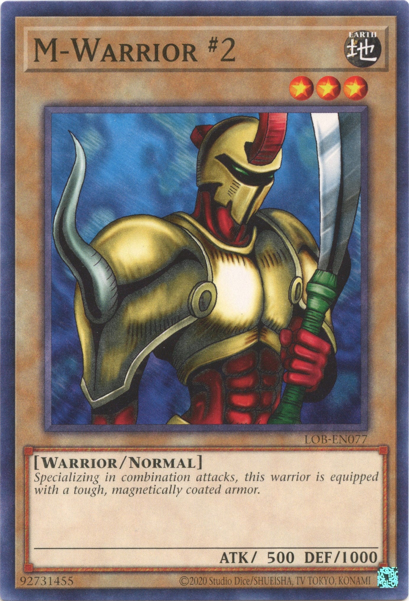 M-Warrior #2 (25th Anniversary) [LOB-EN077] Common | Jomio and Rueliete's Cards and Comics