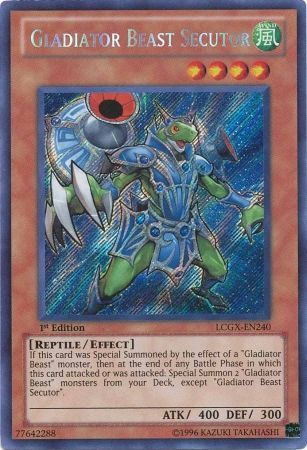 Gladiator Beast Secutor [LCGX-EN240] Secret Rare | Jomio and Rueliete's Cards and Comics