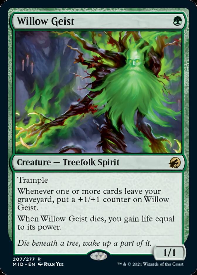 Willow Geist [Innistrad: Midnight Hunt] | Jomio and Rueliete's Cards and Comics