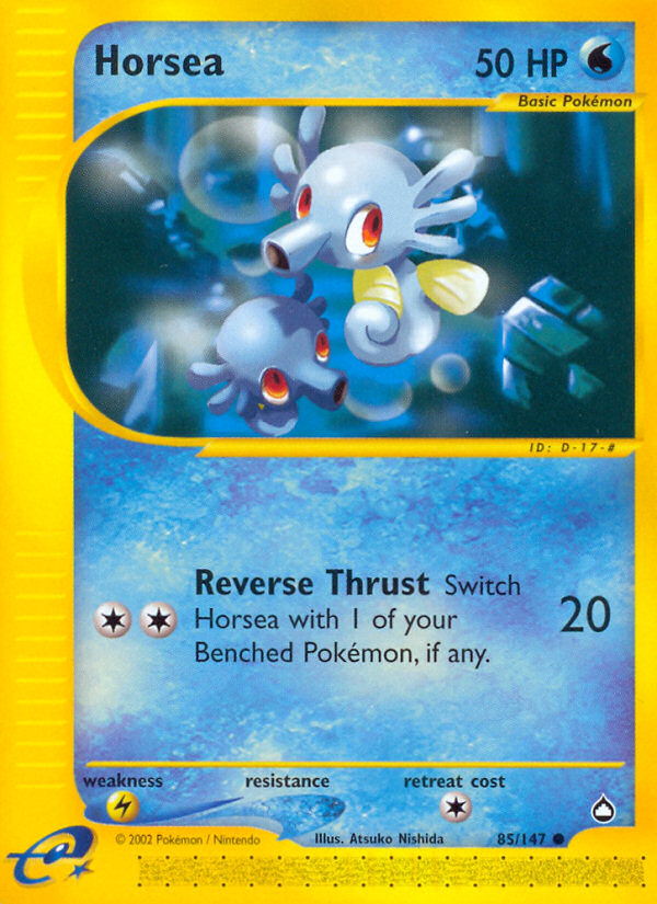 Horsea (85/147) [Aquapolis] | Jomio and Rueliete's Cards and Comics