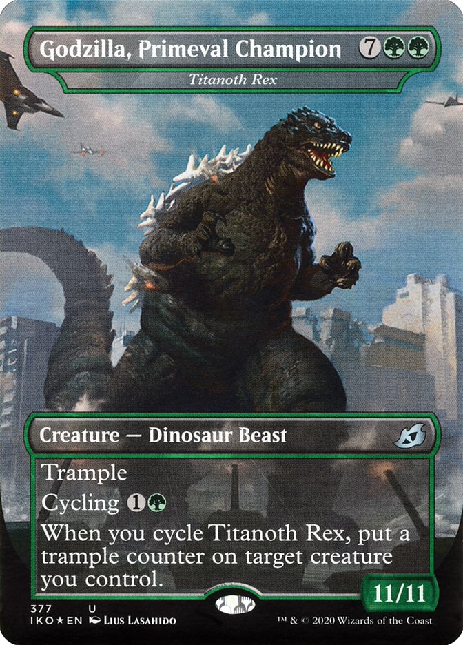 Titanoth Rex - Godzilla, Primeval Champion (Godzilla Series) [Ikoria: Lair of Behemoths] | Jomio and Rueliete's Cards and Comics