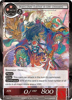Beard Duke Warrior of One-Thousand (1-059) [The Dawn of Valhalla] | Jomio and Rueliete's Cards and Comics