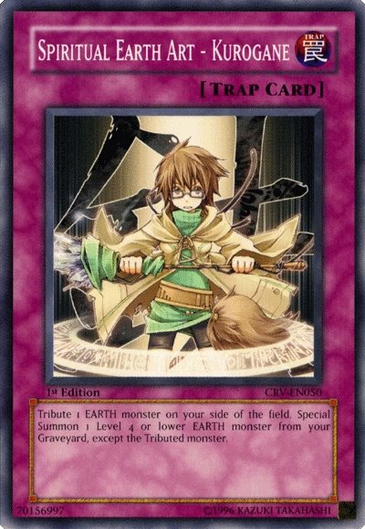Spiritual Earth Art - Kurogane [CRV-EN050] Common | Jomio and Rueliete's Cards and Comics