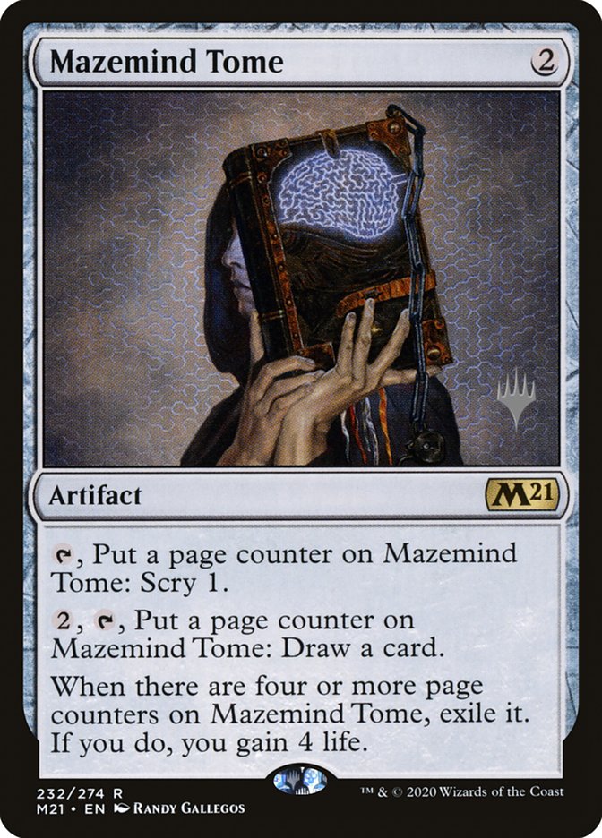 Mazemind Tome (Promo Pack) [Core Set 2021 Promos] | Jomio and Rueliete's Cards and Comics