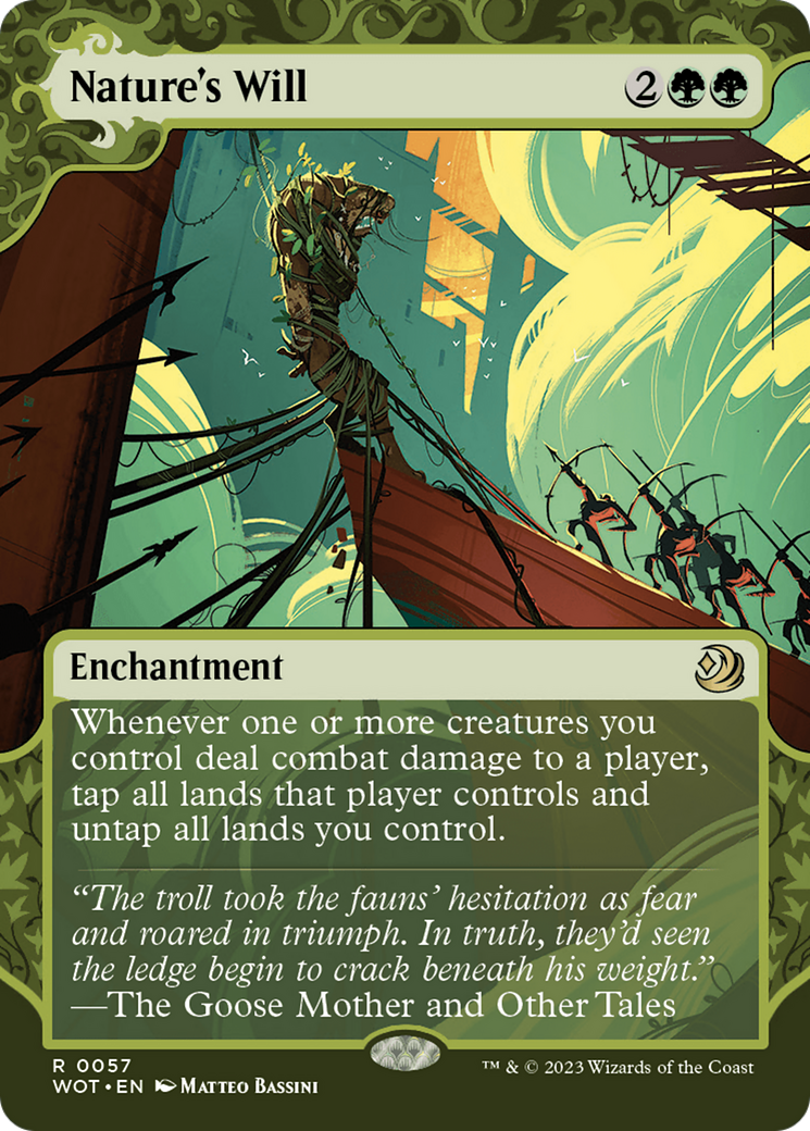 Nature's Will [Wilds of Eldraine: Enchanting Tales] | Jomio and Rueliete's Cards and Comics