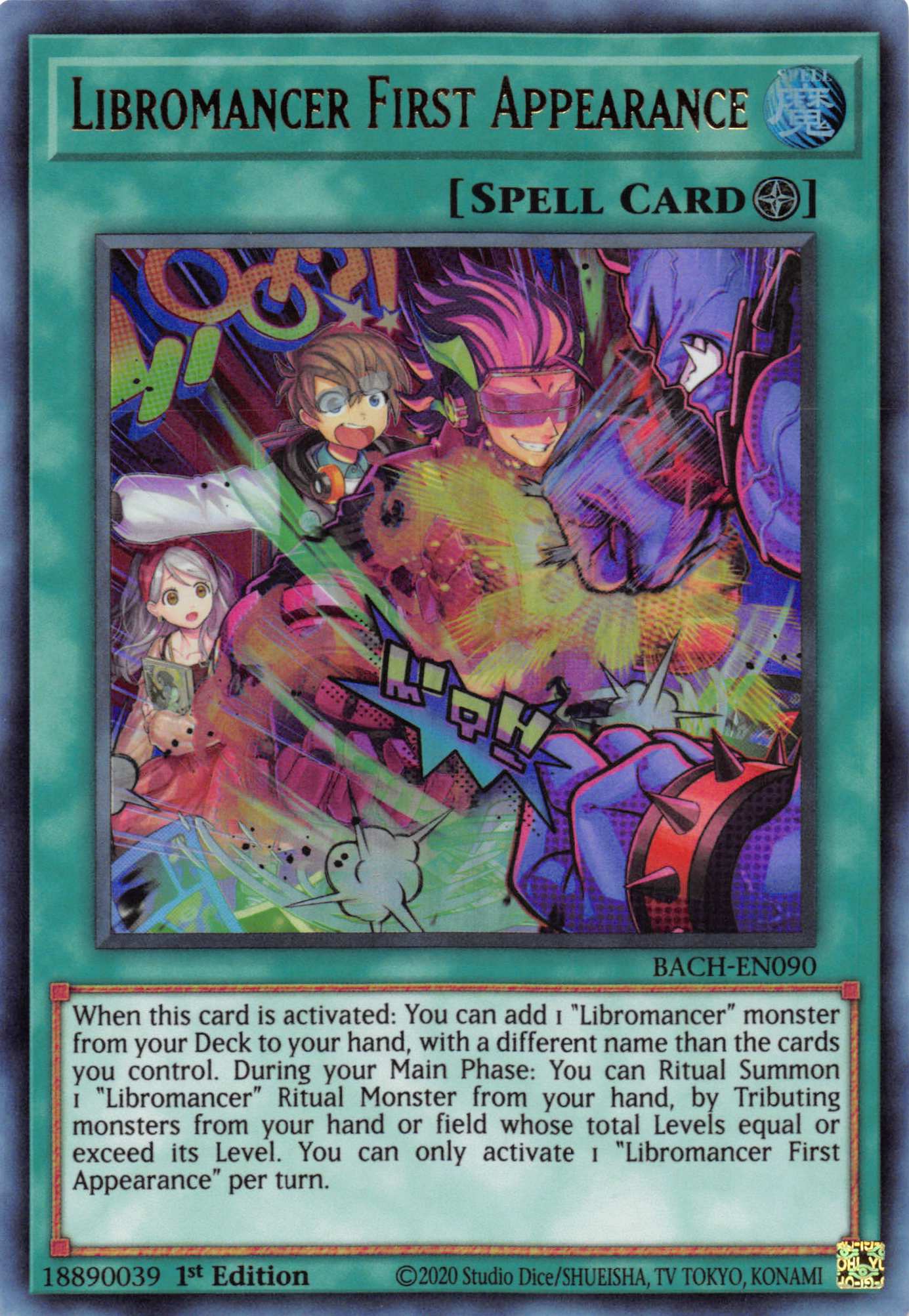 Libromancer First Appearance [BACH-EN090] Ultra Rare | Jomio and Rueliete's Cards and Comics