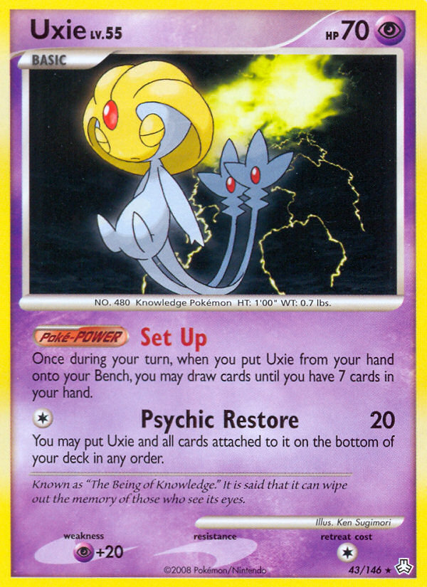 Uxie (43/146) [Diamond & Pearl: Legends Awakened] | Jomio and Rueliete's Cards and Comics