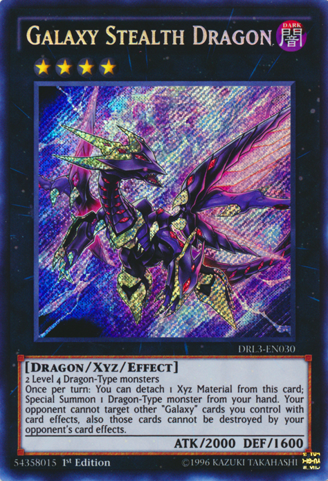 Galaxy Stealth Dragon [DRL3-EN030] Secret Rare | Jomio and Rueliete's Cards and Comics