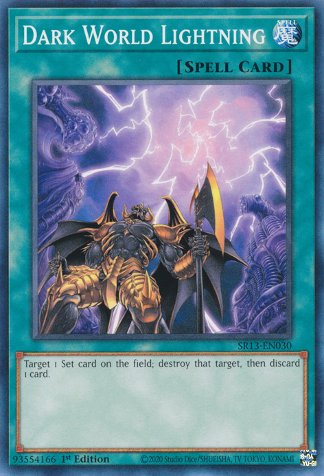 Dark World Lightning [SR13-EN030] Common | Jomio and Rueliete's Cards and Comics