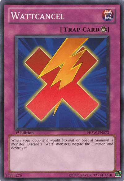Wattcancel [PHSW-EN073] Common | Jomio and Rueliete's Cards and Comics