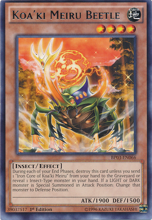 Koa'ki Meiru Beetle [BP03-EN066] Rare | Jomio and Rueliete's Cards and Comics