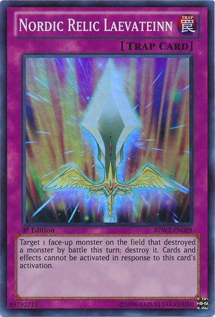 Nordic Relic Laevateinn [BPW2-EN089] Super Rare | Jomio and Rueliete's Cards and Comics