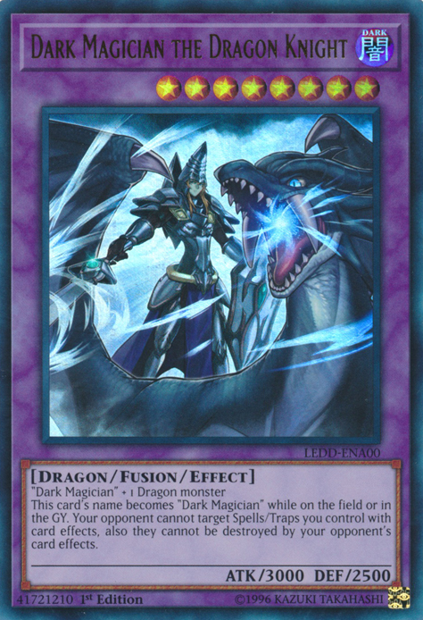 Dark Magician the Dragon Knight [LEDD-ENA00] Ultra Rare | Jomio and Rueliete's Cards and Comics
