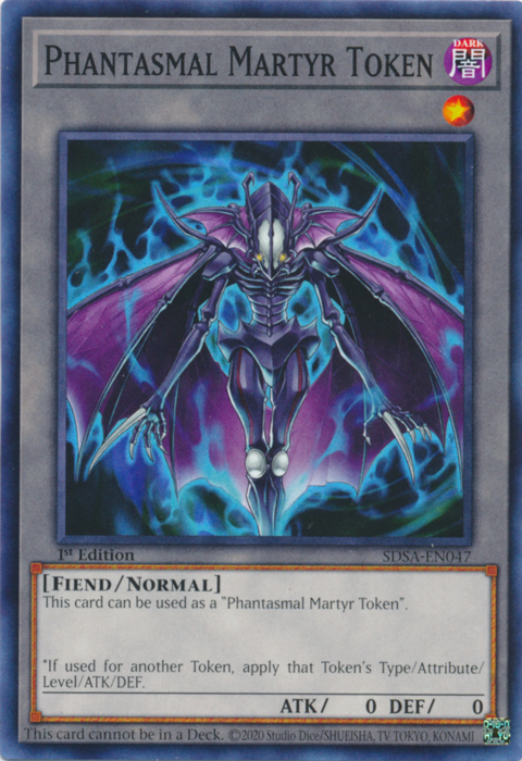 Phantasmal Martyr Token [SDSA-EN047] Common | Jomio and Rueliete's Cards and Comics