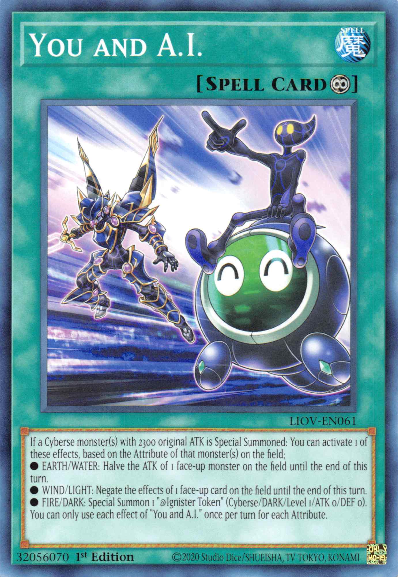You and A.I. [LIOV-EN061] Common | Jomio and Rueliete's Cards and Comics
